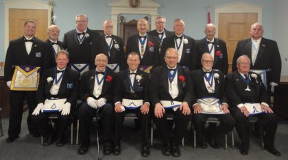 Charles W Cushman Lodge No. 879 Installation of Officers  2016